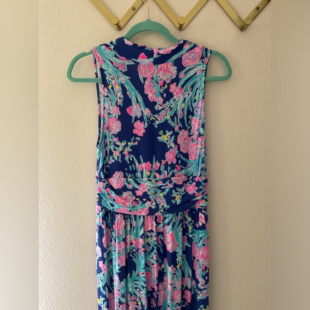 EUC Lilly Pulitzer Maxi Dress, Size M, Worn once, bright and beautiful - Picture 4 of 7